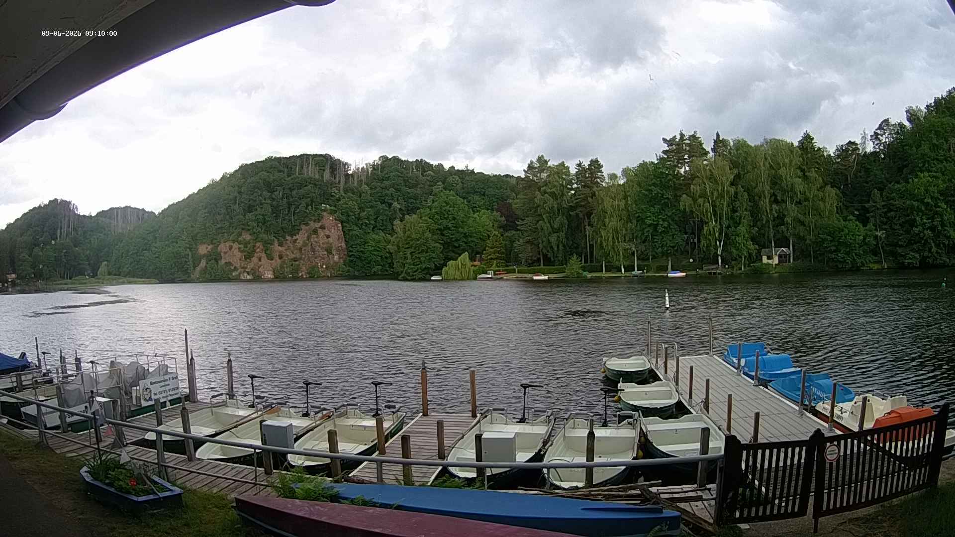 Zeitrafferaufnahmen der Talsperre Kriebstein